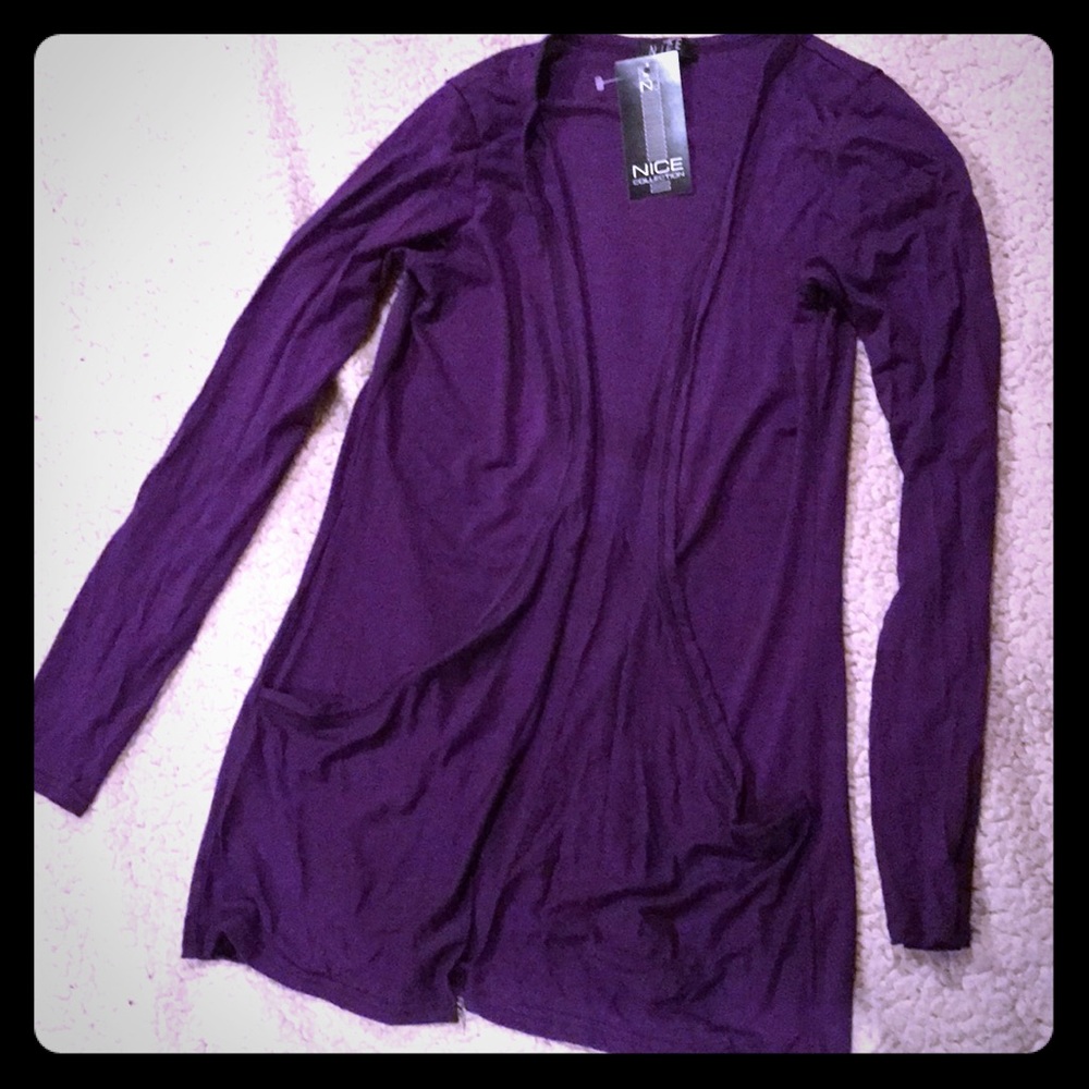 Purple Cardigan